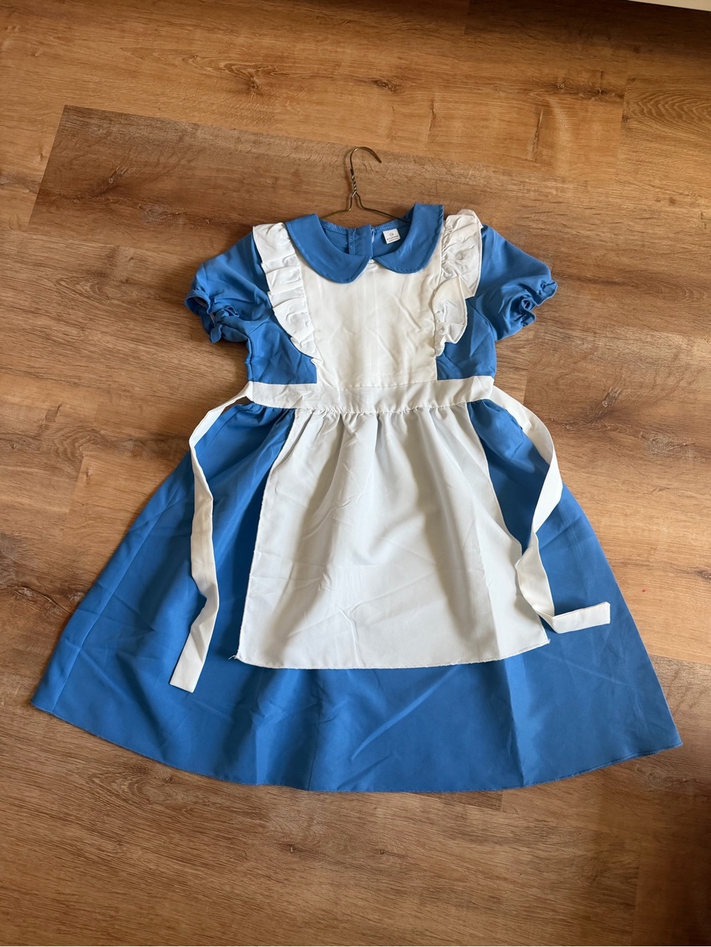 Alice in Wonderland - Blue and White Classic Girls' Dress Costume with Apron